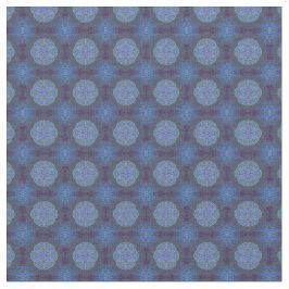Mandalas im Mix Blau Wiederholmuster Stoff