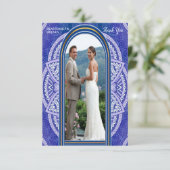 Mandalas in gemischtem Niederländisch Dankeschön RSVP Karte (Stehend Vorderseite)