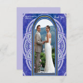 Mandalas in gemischtem Niederländisch Dankeschön RSVP Karte (Vorne/Hinten)