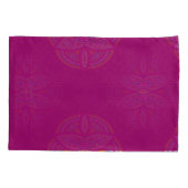 Mandalas in gemischten Pinselfarben wiederholen Mu Kissenbezug (Rückseite)