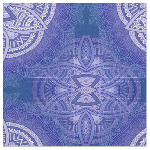 Mandalas mit holländisch-blauen Wiederholungsmuste Stoff
