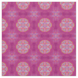 Mandalas mit rosa gemischten Wiederholmustern Stoff