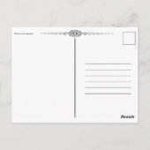 Mandalas Postkarte (Rückseite)