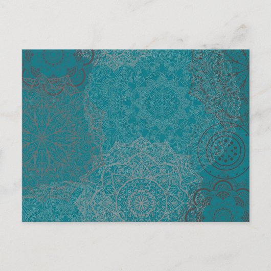 Mandalas Postkarte (Vorderseite)