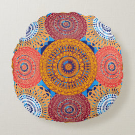 Mandalas Rundes Kissen