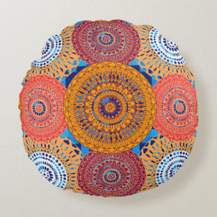 Mandalas Rundes Kissen