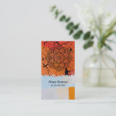 Mandalas-Visitenkarte Visitenkarte (Stehend Vorderseite)