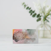 Mandalas-Visitenkarte Visitenkarte (Stehend Vorderseite)