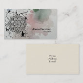 Mandalas-Visitenkarte Visitenkarte (Vorne/Hinten)