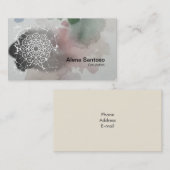 Mandalas-Visitenkarte Visitenkarte (Vorne/Hinten)