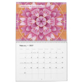 Mandalas vom Herzen der Freiheit u. der Änderung Kalender (Feb 2027)
