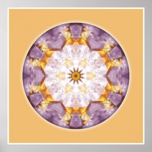 Mandalas vom Herzen der Umwandlung, Nr. 12 Poster