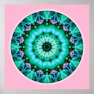 Mandalas vom Herzen der Umwandlung, Nr. 5 Poster