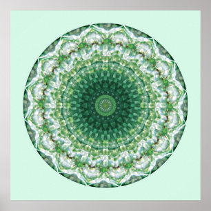 Mandalas vom Herzen des Friedens, Nr. 3 Poster