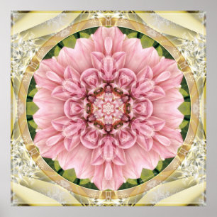 Mandalas vom Herzen des Plakats der Freiheits-13 Poster