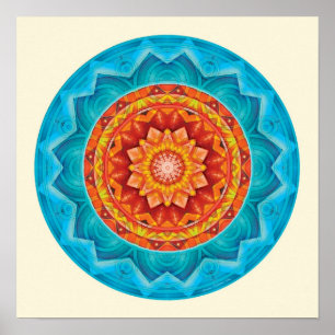 Mandalas von Deep Trust, Nr. 8 Poster