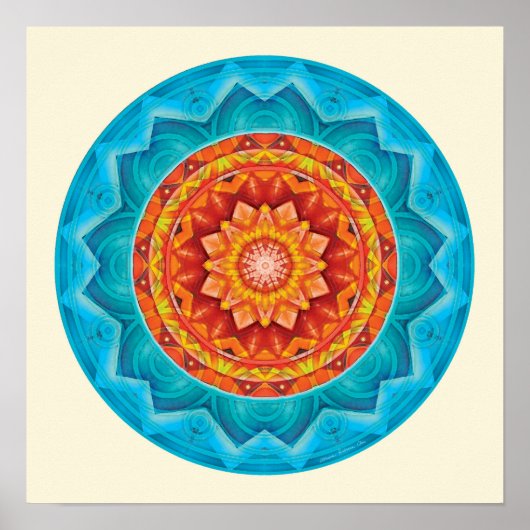 Mandalas von Deep Trust, Nr. 8 Poster (Vorne)