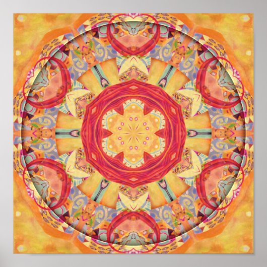 Mandalas von Verzeihung und Release 5 Poster (Vorne)