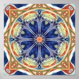 Mandalas von Verzeihung und Release 8 Poster