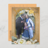 Mandalase auf Maroon-Hintergrund Ankündigungspostkarte (Vorne/Hinten)