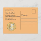 Mandalase auf Maroon-Hintergrund Ankündigungspostkarte (Rückseite)