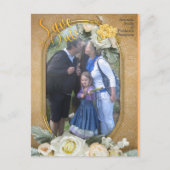 Mandalase auf Maroon-Hintergrund Ankündigungspostkarte (Vorderseite)