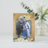 Mandalase auf Maroon-Hintergrund Ankündigungspostkarte (Stehend Vorderseite)