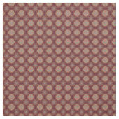 Mandalase auf Maroon wiederholen Muster Stoff (Muster)