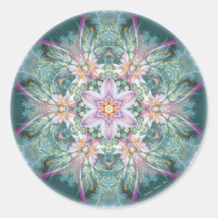 Mandalase der Vergebung und Veröffentlichung 28 Runder Aufkleber