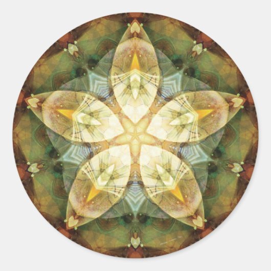 Mandalase der Verzeihung und Freilassung 1 Runder Aufkleber (Vorderseite)