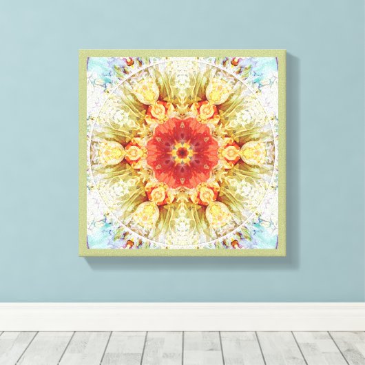 Mandalase für die Übergangszeit 23 überwundene Can Leinwanddruck (Insitu (Holzboden))