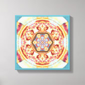 Mandalase für die Zeit des Übergangs 4 Wrapped Can Leinwanddruck (Vorderseite)