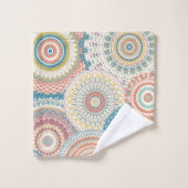 Mandalase im Landstil Badhandtuch Set (Waschlappen)