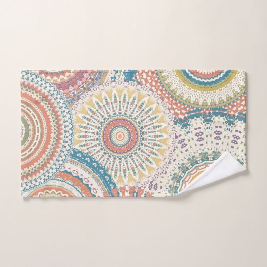 Mandalase im Landstil Badhandtuch Set (Handtuch)