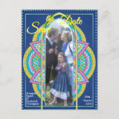 Mandalase in gemischtem Niederländisch Ankündigungspostkarte (Vorderseite)