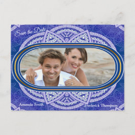 Mandalase in gemischtem Niederländisch Ankündigungspostkarte