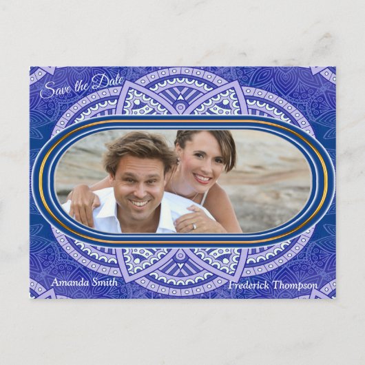 Mandalase in gemischtem Niederländisch Ankündigungspostkarte (Vorderseite)