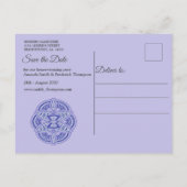 Mandalase in gemischtem Niederländisch Ankündigungspostkarte (Rückseite)