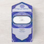 Mandalase in holländischer Farbe All In One Einladung (Außenbereich)