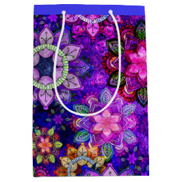 Mandalase mit explosionsartiger Wasserfarbe - Mitt Mittlere Geschenktüte