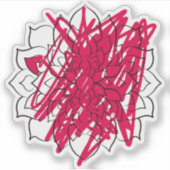 Mandalase sind so entspannend... aufkleber (Vorderseite)