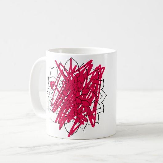 Mandalase sind so entspannend... kaffeetasse (Vorderseite Links)