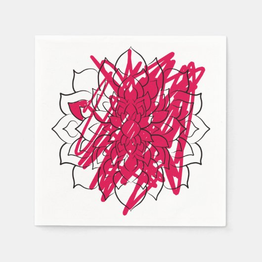 Mandalase sind so entspannend... serviette (Vorderseite)