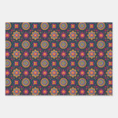 Mandalases Diwali Geschenkpapier Set (Vorderseite 3)