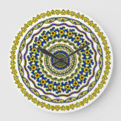 Mandaluuuhr Große Wanduhr (Vorderseite)