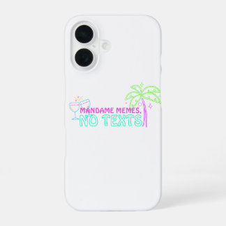 Mándame Memes, No Text Neon Hispanic Heritage iPhone 16 Hülle