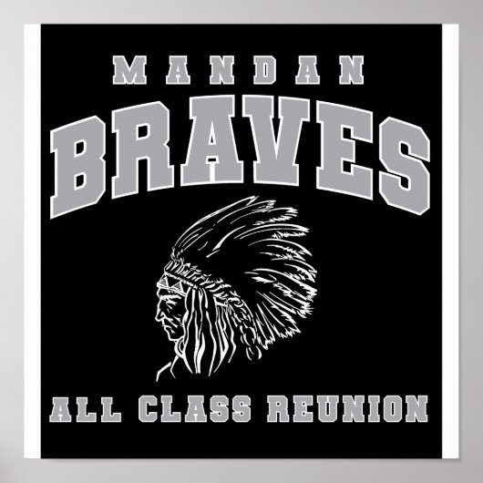 Mandan All Class Reunion Poster (Vorne)