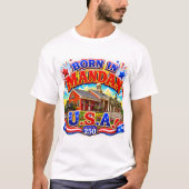 Mandan America 250 T-Shirt (Vorderseite)