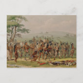 Mandan Archery Contest, c.1832 Postkarte (Vorderseite)