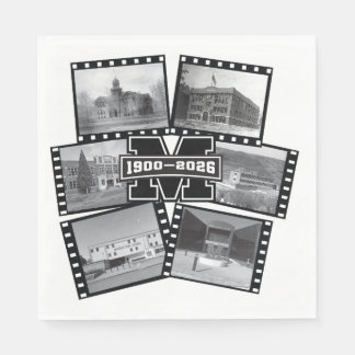 Mandan Braves All Class Reunion Papier Servietten